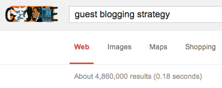 Guest Blogging Strategy