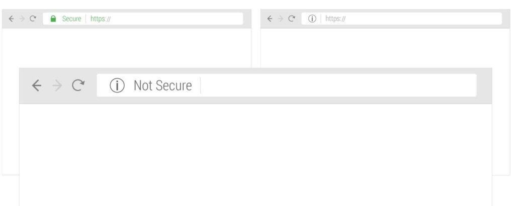 not secure browser warnings